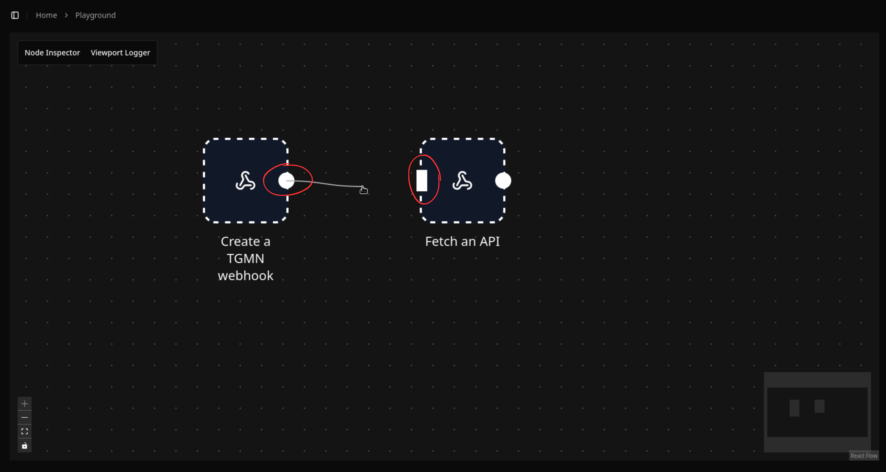 Input and Output node